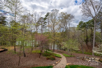 Lakefront living w/private pier in a quiet cove of Badin Lake on Old North State Club in North Carolina - for sale on GolfHomes.com, golf home, golf lot