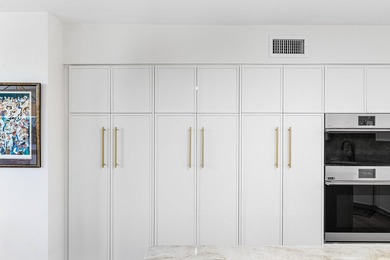 Located in a quiet gated enclave within Boca Pointe on Boca Pointe Country Club in Florida - for sale on GolfHomes.com, golf home, golf lot