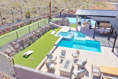 Welcome to this exceptional 7-bedroom luxury retreat, fully on Copper Rock Golf Course in Utah - for sale on GolfHomes.com, golf home, golf lot