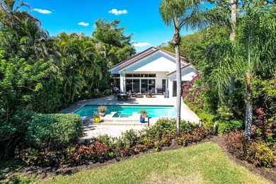 Light and bright pool home nestled in the golf and beach club of on Frenchmans Creek Country Club in Florida - for sale on GolfHomes.com, golf home, golf lot