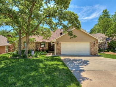 Beautiful and unique Chicago Brick highlights this meticulously on KickingBird Golf Course in Oklahoma - for sale on GolfHomes.com, golf home, golf lot
