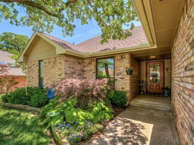 Beautiful and unique Chicago Brick highlights this meticulously on KickingBird Golf Course in Oklahoma - for sale on GolfHomes.com, golf home, golf lot