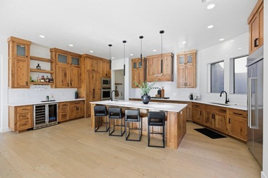 As you are welcomed into your tucked-in private entry courtyard on The Ledges Golf Club in Utah - for sale on GolfHomes.com, golf home, golf lot