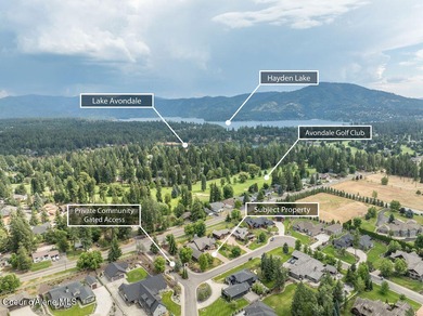 High-end gated location golf cart distance to Hayden Lake CC on Avondale Golf and Tennis Club in Idaho - for sale on GolfHomes.com, golf home, golf lot
