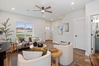 Beautiful new construction by Aby Homes LLC, ideally situated on on Hunters Point Golf Club in Idaho - for sale on GolfHomes.com, golf home, golf lot