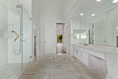 Tucked into a quiet cul-de-sac in the exclusive gated community on Gainey Ranch Golf Club in Arizona - for sale on GolfHomes.com, golf home, golf lot
