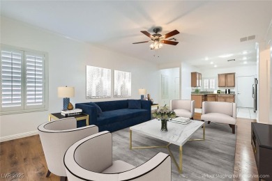 This Charming home is a cozy 2 bed 2 bath home.  Tasteful paint on Aliante Golf Club in Nevada - for sale on GolfHomes.com, golf home, golf lot