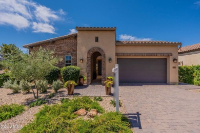 This Positano floorplan creates the perfect indoor and outdoor on Encanterra Country Club in Arizona - for sale on GolfHomes.com, golf home, golf lot