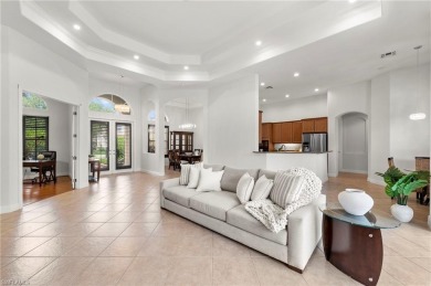 Rarely available and move-in ready, this Sandpiper model in on Estero Country Club in Florida - for sale on GolfHomes.com, golf home, golf lot