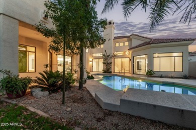 Tucked into a quiet cul-de-sac in the exclusive gated community on Gainey Ranch Golf Club in Arizona - for sale on GolfHomes.com, golf home, golf lot