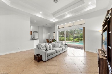 Rarely available and move-in ready, this Sandpiper model in on Estero Country Club in Florida - for sale on GolfHomes.com, golf home, golf lot