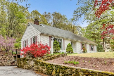 Contemporary Cape with a mid-century vibe!  Expansive open on Westborough Country Club in Massachusetts - for sale on GolfHomes.com, golf home, golf lot