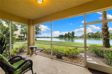 Elegant and turnkey 3 Bedroom/2 bath end unit condo on the first on Miromar Lakes Golf Club in Florida - for sale on GolfHomes.com, golf home, golf lot