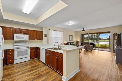 Elegant and turnkey 3 Bedroom/2 bath end unit condo on the first on Miromar Lakes Golf Club in Florida - for sale on GolfHomes.com, golf home, golf lot
