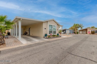 Welcome home! Check out this charming single-level manufactured on Pueblo Golf Course in Arizona - for sale on GolfHomes.com, golf home, golf lot