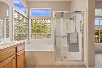 This rare Casablanca floorplan has A NEW HVAC SYSTEM IN 2022, a on Mountain Vista Golf Course At Sun City Palm Desert in California - for sale on GolfHomes.com, golf home, golf lot