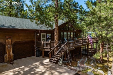 Nestled among towering pines in the prestigious Perry Park golf on Perry Park Country Club in Colorado - for sale on GolfHomes.com, golf home, golf lot