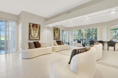 Sunlight pours into this beautifully positioned residence, where on Polo Club of Boca Raton in Florida - for sale on GolfHomes.com, golf home, golf lot