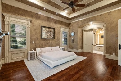 Welcome to 106 Orle, where Tuscan-inspired elegance meets on Chenal Country Club - Bear Den Mountain in Arkansas - for sale on GolfHomes.com, golf home, golf lot