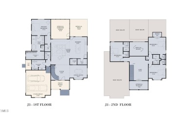 Luxurious J3 Plan with Finished Walkout Basement in Chapel Ridge on Chapel Ridge Golf Club in North Carolina - for sale on GolfHomes.com, golf home, golf lot