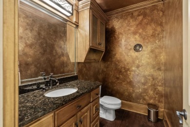 Welcome to 106 Orle, where Tuscan-inspired elegance meets on Chenal Country Club - Bear Den Mountain in Arkansas - for sale on GolfHomes.com, golf home, golf lot