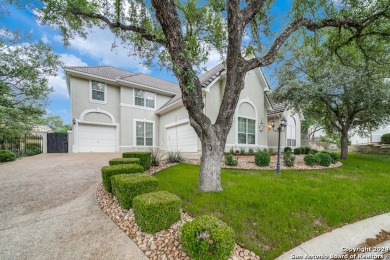 Step into this expansive 2-story, 4-bedroom, 3.5-bathroom estate on The Dominion Country Club in Texas - for sale on GolfHomes.com, golf home, golf lot