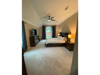 This single-story home, situated in a cul-de-sac, features three on The Golf Club at Fossil Creek in Texas - for sale on GolfHomes.com, golf home, golf lot