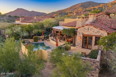 Rare Chiricahua Villa in Saguaro Forest in Desert Mountain on Desert Mountain Golf Club - Renegade Course in Arizona - for sale on GolfHomes.com, golf home, golf lot