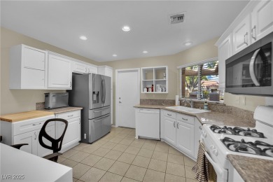 Beautiful single-story home steps from Palm Valley Golf Course on Highland Falls Golf Club in Nevada - for sale on GolfHomes.com, golf home, golf lot