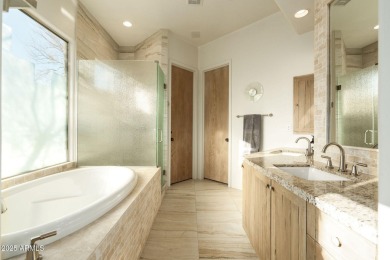Set within The Heights of the prestigious guard-gated community on Desert Highlands Golf Club in Arizona - for sale on GolfHomes.com, golf home, golf lot