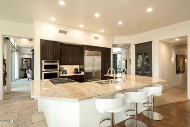 Set within The Heights of the prestigious guard-gated community on Desert Highlands Golf Club in Arizona - for sale on GolfHomes.com, golf home, golf lot