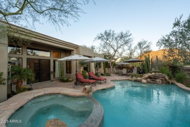 Set within The Heights of the prestigious guard-gated community on Desert Highlands Golf Club in Arizona - for sale on GolfHomes.com, golf home, golf lot