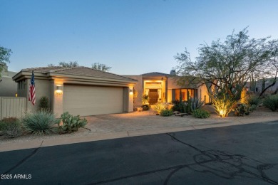 Set within The Heights of the prestigious guard-gated community on Desert Highlands Golf Club in Arizona - for sale on GolfHomes.com, golf home, golf lot