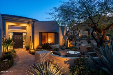 Set within The Heights of the prestigious guard-gated community on Desert Highlands Golf Club in Arizona - for sale on GolfHomes.com, golf home, golf lot