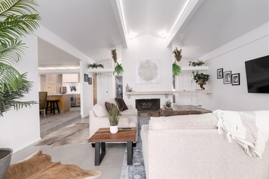 Welcome to a striking transformation of mid-century modern on Bloomington Country Club in Utah - for sale on GolfHomes.com, golf home, golf lot