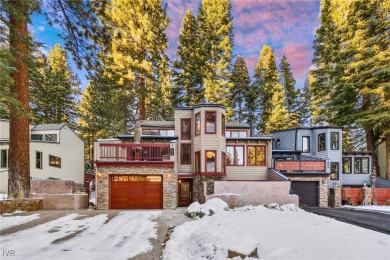 Experience timeless comfort and modern charm in this 3-bedroom on Incline Village Golf Course in Nevada - for sale on GolfHomes.com, golf home, golf lot