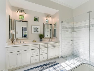 Experience modern luxury in this beautifully renovated residence on Shadow Wood Country Club in Florida - for sale on GolfHomes.com, golf home, golf lot