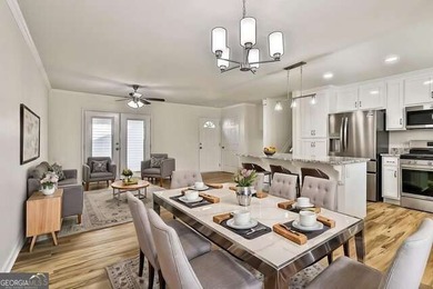 Completely renovated and truly move-in ready, this charming home on Canongate On White Oak Golf Course in Georgia - for sale on GolfHomes.com, golf home, golf lot