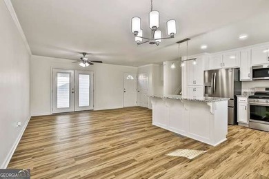 Completely renovated and truly move-in ready, this charming home on Canongate On White Oak Golf Course in Georgia - for sale on GolfHomes.com, golf home, golf lot