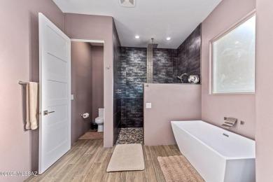 Modern Luxury meets Desert Elegance in this stunning 2023 custom on Starr Pass Golf Club in Arizona - for sale on GolfHomes.com, golf home, golf lot