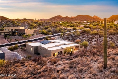 Modern Luxury meets Desert Elegance in this stunning 2023 custom on Starr Pass Golf Club in Arizona - for sale on GolfHomes.com, golf home, golf lot