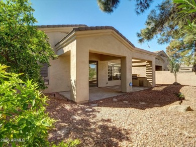 Golf balls - don't worry.  This dream home is on the 4th tee of on Raven Golf Club At South Mountain in Arizona - for sale on GolfHomes.com, golf home, golf lot