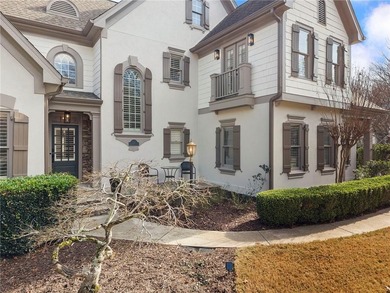 Modern luxury meets classic Southern charm in this iconic Laurel on Laurel Springs Golf Club in Georgia - for sale on GolfHomes.com, golf home, golf lot