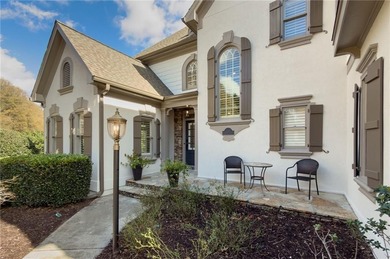 Modern luxury meets classic Southern charm in this iconic Laurel on Laurel Springs Golf Club in Georgia - for sale on GolfHomes.com, golf home, golf lot