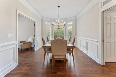 Modern luxury meets classic Southern charm in this iconic Laurel on Laurel Springs Golf Club in Georgia - for sale on GolfHomes.com, golf home, golf lot