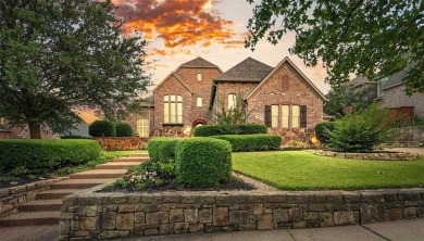 SANDERS CUSTOM HOME WITH A PRIVATE BACKYARD SANCTUARY IN on Bridlewood Golf Course in Texas - for sale on GolfHomes.com, golf home, golf lot