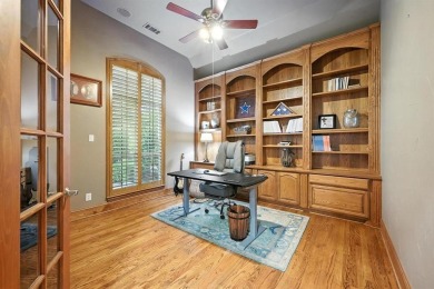 SANDERS CUSTOM HOME WITH A PRIVATE BACKYARD SANCTUARY IN on Bridlewood Golf Course in Texas - for sale on GolfHomes.com, golf home, golf lot