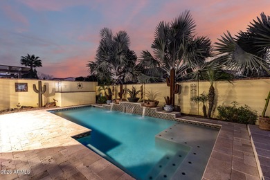 Charming Spanish-style single-level pool home in the heart of on Verrado Golf Club  in Arizona - for sale on GolfHomes.com, golf home, golf lot