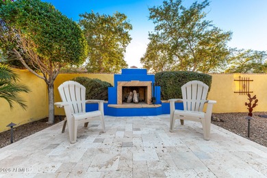 Charming Spanish-style single-level pool home in the heart of on Verrado Golf Club  in Arizona - for sale on GolfHomes.com, golf home, golf lot