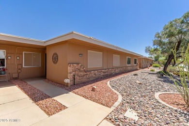 This well-cared-for 2-bedroom, 1.75-bath townhome is move-in on Sun City Lakes West and East in Arizona - for sale on GolfHomes.com, golf home, golf lot
